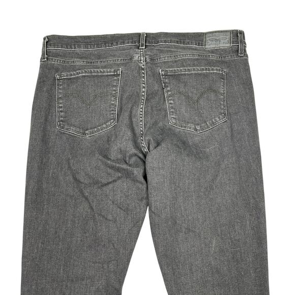 Levi’s 311 Shaping Skinny Stretch Denim Jeans Mid Rise Black Wash Womens 34 - Picture 4 of 7